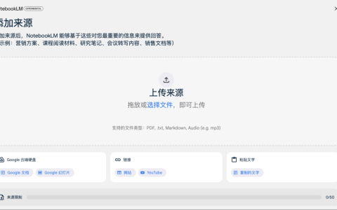 NotebookLM-超强的免费AI内容分析工具